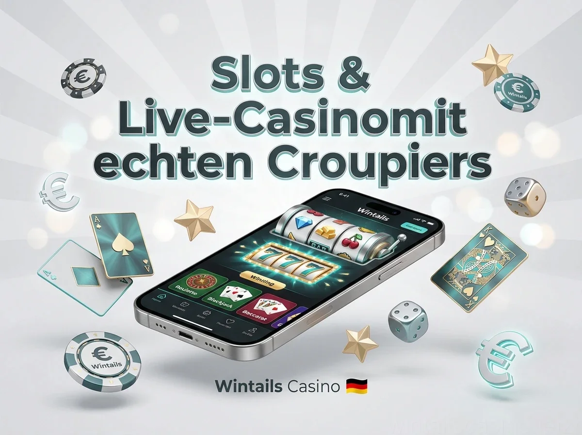 Slots & Live-Casinomit echten Croupiers